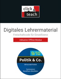 Abbildung von: Politik & Co. - Nordrhein-Westfalen - G9 / Politik & Co. NRW click & teach 9/10 Box - G9 - Buchner, C.C.