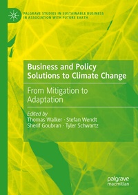 Enlarge image Cover: Business and Policy Solutions to Climate Change - Palgrave Macmillan