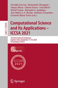 Abbildung von: Computational Science and Its Applications - ICCSA 2021 - Springer