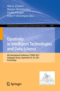 Enlarge image Cover: Creativity in Intelligent Technologies and Data Science - Springer