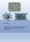 Cover: Ferronematic phases with strong coupling behavior based on liquid crystalline polymer decorated nanoparticles - Dr. Hut
