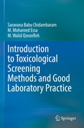 Cover: Introduction to Toxicological Screening Methods and Good Laboratory Practice - Springer