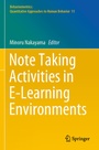 Cover: Note Taking Activities in E-Learning Environments - Springer