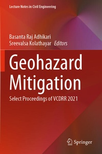 Enlarge image Cover: Geohazard Mitigation - Springer