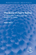 Cover: The World of Pope's Satires - Routledge