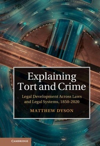 Enlarge image Cover: Explaining Tort and Crime - Cambridge University Press