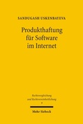 Abbildung von: Produkthaftung fuer Software im Internet - Mohr Siebeck