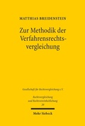 Abbildung von: Zur Methodik der Verfahrensrechtsvergleichung - Mohr Siebeck