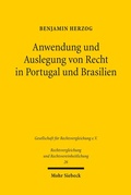 Abbildung von: Anwendung und Auslegung von Recht in Portugal und Brasilien - Mohr Siebeck
