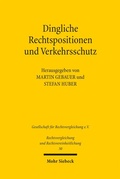 Cover: Dingliche Rechtspositionen und Verkehrsschutz - Mohr Siebeck