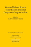 Bild: German National Reports on the 19th International Congress of Comparative Law - Mohr Siebeck