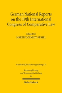 Abbildung von: German National Reports on the 19th International Congress of Comparative Law - Mohr Siebeck
