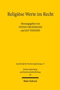 Cover: Religi&ouml;se Werte im Recht - Mohr Siebeck