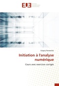 Cover: Initiation a l'analyse numerique - Editions Universitaires Europeennes