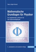 Cover: Mathematische Grundlagen f&uuml;r Physiker - Hanser