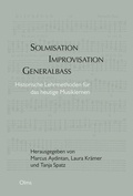 Cover: Solmisation, Improvisation, Generalbass - Georg Olms Verlag