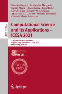 Abbildung von: Computational Science and Its Applications - ICCSA 2021 - Springer