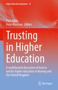 Cover: Trusting in Higher Education - Springer