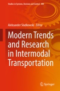 Cover: Modern Trends and Research in Intermodal Transportation - Springer