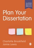 Cover: Plan Your Dissertation - SAGE Publications Ltd