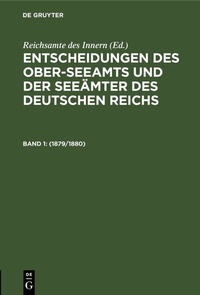 Abbildung von: 1879/1880 - De Gruyter