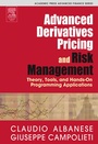 Cover: Advanced Derivatives Pricing and Risk Management - Academic Press