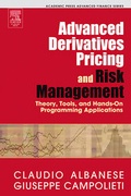 Cover: Advanced Derivatives Pricing and Risk Management - Academic Press