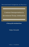 Cover: Contract Interpretation in Investment Treaty Arbitration - Martinus Nijhoff