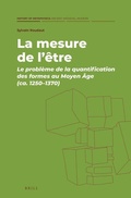 Cover: La mesure de l'etre - Brill