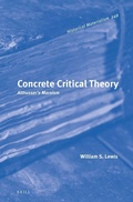 Cover: Concrete Critical Theory: Althusser's Marxism - Brill
