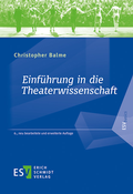Cover: Einf&uuml;hrung in die Theaterwissenschaft - Erich Schmidt Verlag