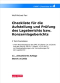 Cover: Checkliste 4 f&uuml;r die Aufstellung und Pr&uuml;fung des Lageberichts bzw. Konzernlageberichts - IDW