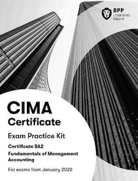 Abbildung von: CIMA BA2 Fundamentals of Management Accounting - BPP Learning Media