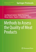 Cover: Methods to Assess the Quality of Meat Products - Humana