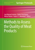 Cover: Methods to Assess the Quality of Meat Products - Humana