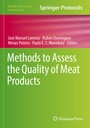 Cover: Methods to Assess the Quality of Meat Products - Humana