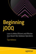 Cover: Beginning jOOQ - APress