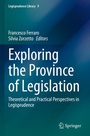 Cover: Exploring the Province of Legislation - Springer