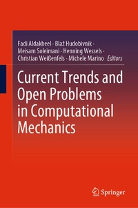 Enlarge image Cover: Current Trends and Open Problems in Computational Mechanics - Springer