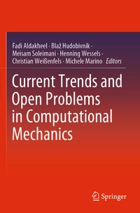 Enlarge image Cover: Current Trends and Open Problems in Computational Mechanics - Springer