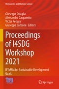 Cover: Proceedings of I4SDG Workshop 2021 - Springer