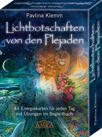 Abbildung von: Lichtbotschaften von den Plejaden - das Kartenset: 44 Energiekarten für jeden Tag mit Übungen im Begleitbuch - AMRA Verlag