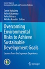 Cover: Overcoming Environmental Risks to Achieve Sustainable Development Goals - Springer