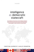 Cover: Intelligence as Democratic Statecraft - OUP eBook