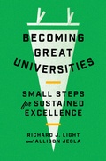 Cover: Becoming Great Universities - Princeton University Press