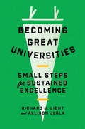 Cover: Becoming Great Universities - Princeton University Press