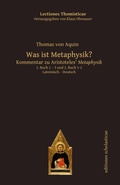 Cover: Was ist Metaphysik? - Editiones Scholasticae