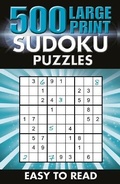 Cover: 500 Large Print Sudoku Puzzles - Sirius Entertainment