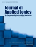 Cover: Journal of Applied Logics - IfCoLog Journal of Logics and their Applications. Volume 8, Issue 7 - College Publications