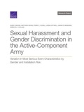 Cover: Sexual Harassment and Gender Discrimination in the Active-Component Army - RAND